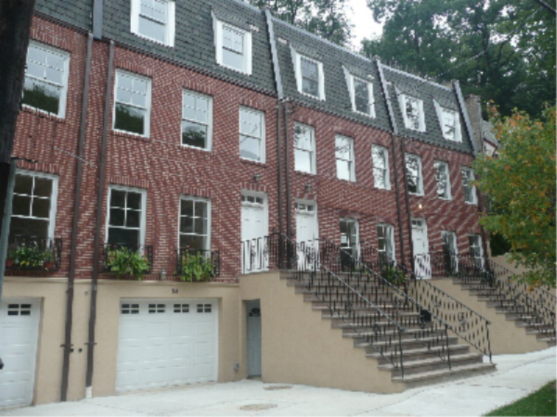 AS built Tibbet Town houses